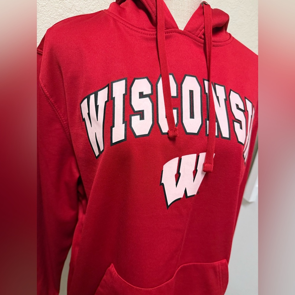 Campus Heritage Red University of Wisconsin Hoodie - Picture 5 of 16